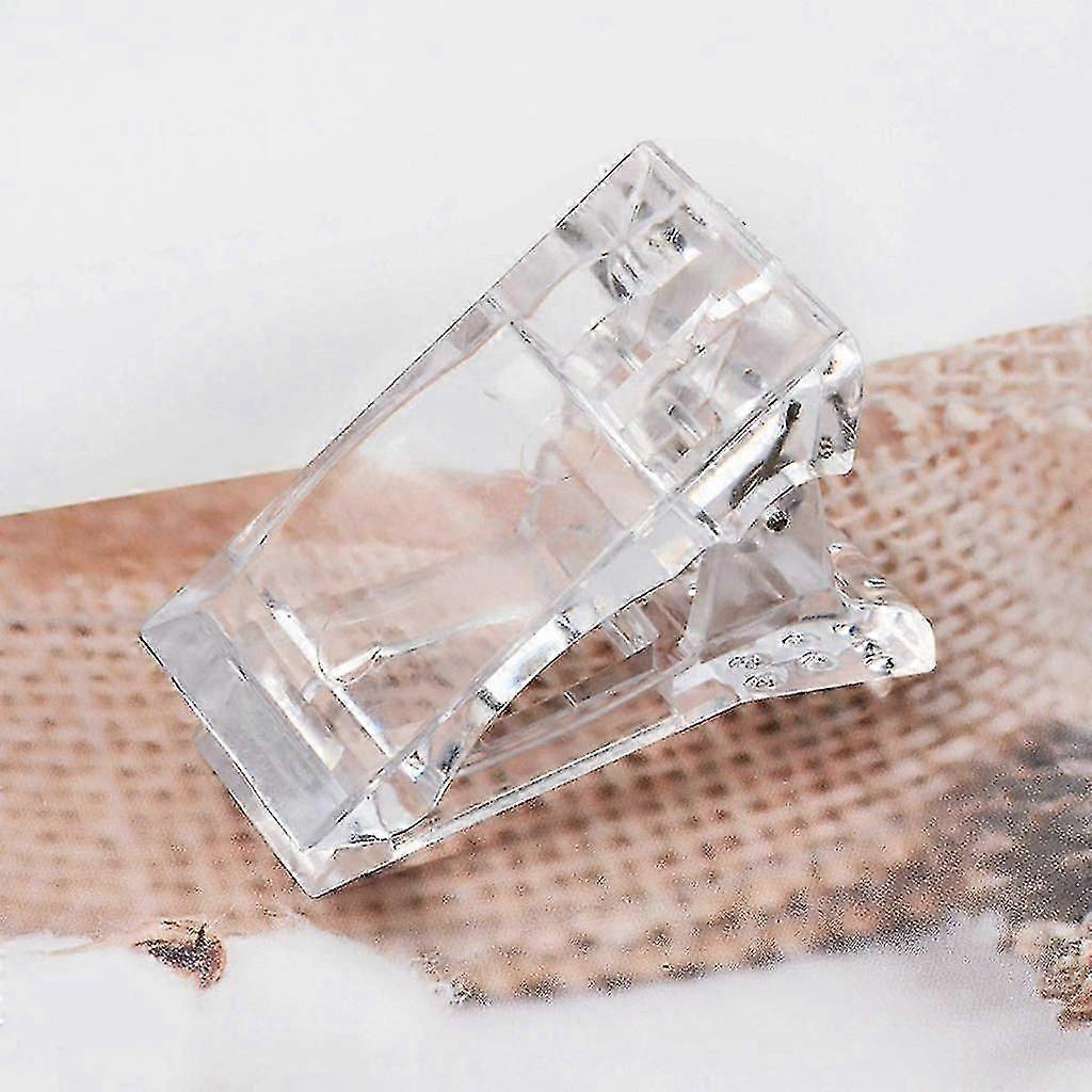 10 Pcs Nail Tips Clip For Quick Building Poly Uv Builder Gel Assistant,reusable