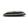 Used Robinson Fragment Case 10833, 79423, 7943, Saffiano Card Case with Double T Logo, Multicolor, Unisex from Japan