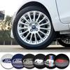 4pcs 56MM Car Wheel Center Hub Cap Badge Emblem Decal Wheel Sticker For Focus Mondeo Ecosport Ranger Fiesta Kuga Mustang