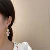 Fashion Design Kitten Earrings Exquisite Personality Cartoon Animal Cat Earrings Girl Pendant Earrings Party Banquet Jewelry