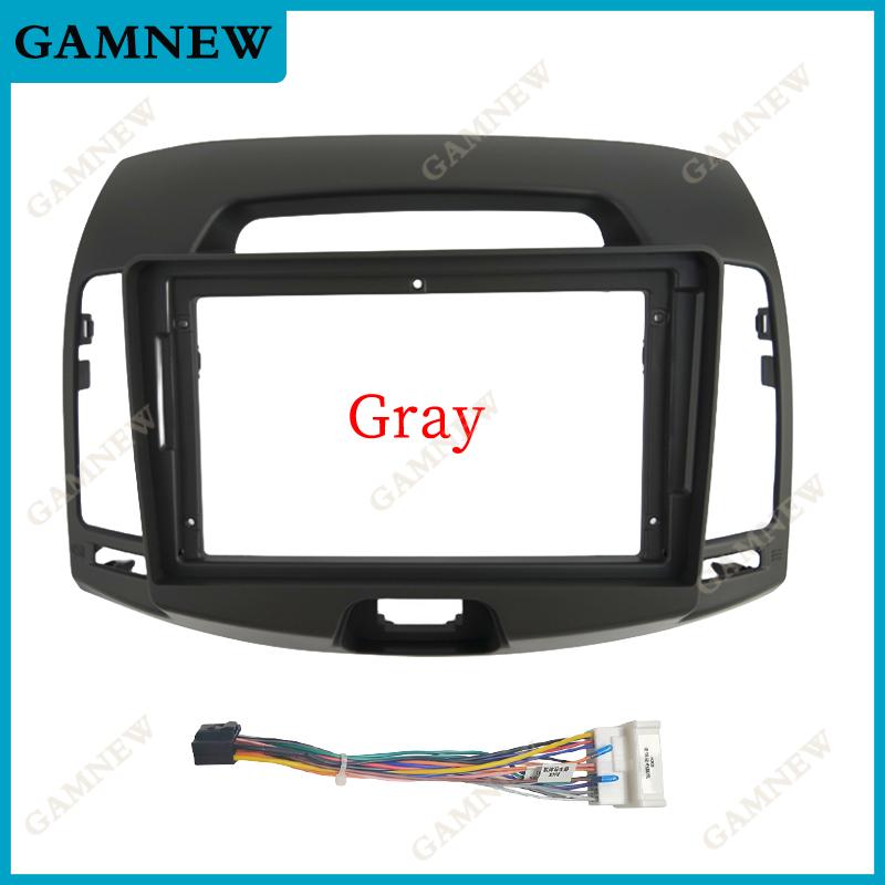 9INCH 2DIN Car Radio Frame For HYUNDAI ELANTRA (LHD) 2006 -2011 Stereo Panel CD Trim Installation Kit Frame Dash Panel