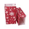 24pcs Christmas Kraft Paper Bags Snowflakes Candy Gift Bags Merry Christmas Decoration Gift Wrapping Treat Bags With Stickers