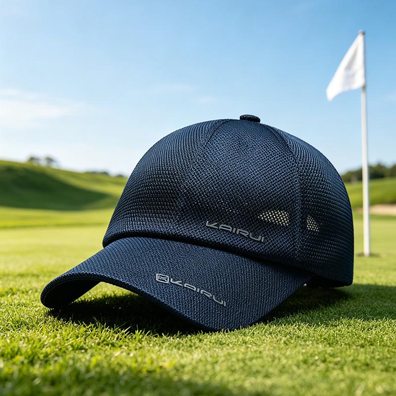 Summer Mesh Hats Lightweight Breathable Fishing Sunscreen Sun Baseball Caps Fashion Men Leisure Adjustable Sport Running Hats