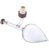 Round/Peach Shaped Red Wine Aerator Portable Transparent Red Wine Bottle Pourer and Quick Decanter Spout Glass Sobering Device