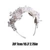Glinting Pearls Hair Jewelry Queen Jewelry Hairband for Pageants Proms Bridal Wedding Bridal Wedding Headwear