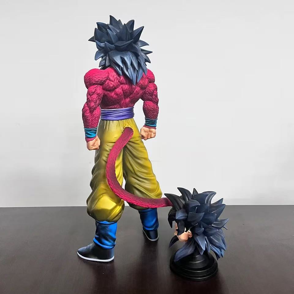 Dragon Ball Z Ssj4 Goku Figure Replace Head Super Saiyan 4 Goku Action Figures Collection Mode Toys Gifts