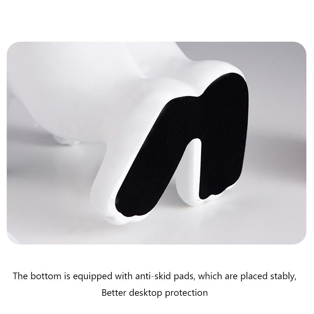 Polar Bear Key Holder Figurine Entrance Crafts Resin Table Sculpture Non-toxic Harmless Household Supplies for Study Coffee Shop