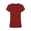 Basic Style Silm Pullover Tops round Neck Short Sleeve T-shirt