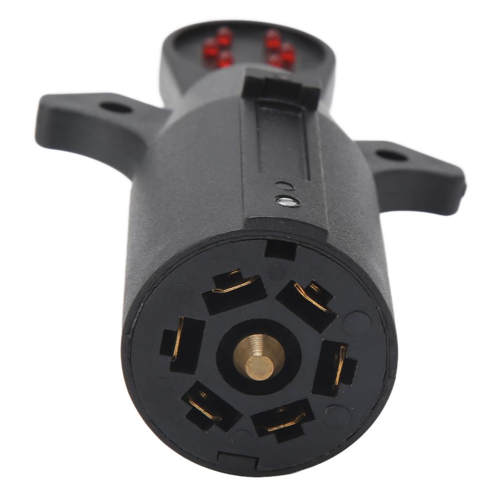 7 Way Trailer Light Circuit Connector Tester Wiring Circuit Plug Socket Tester for RV