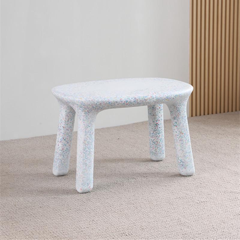Nordic Creative Children's Chair - Simple Plastic Stool with Backrest for Kindergarten or Home Dining.