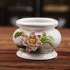 Chiński kreatywny ceramiczny kadzielnica, domowa kadzielnica ofiarna, wazon na kwiaty, talerz na owoce, filiżanka, dekoracja zestawu buddyjskiego