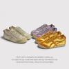 Early Spring Silk German Training Shoes Women'S Ins Tide Retro FlatBottomed Color Matching Running Shoes Soft Leather Casual Sports Shoes
