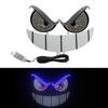 Car Back Window Expression Lights LED Strips Light Panel Car Windshield Display Devil's Eye Decorative Lamps USB Plug Lighting