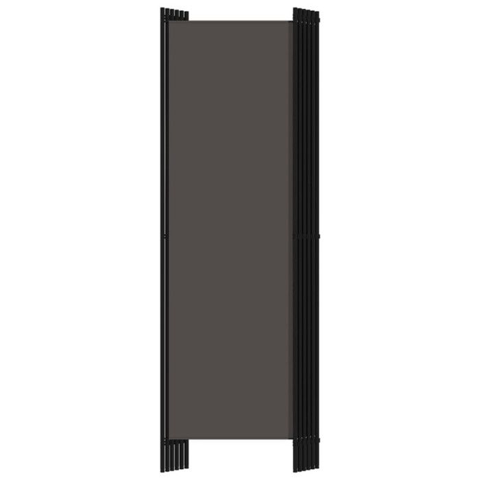 VidaXL Cloison de séparation 6 panneaux Anthracite 300x180 cm