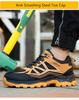 Protective Work Shoes with A Steel Toe Indestructible Safety Shoes Man for Work Anti Slip Work Shoes Woman Light Work Sneakers