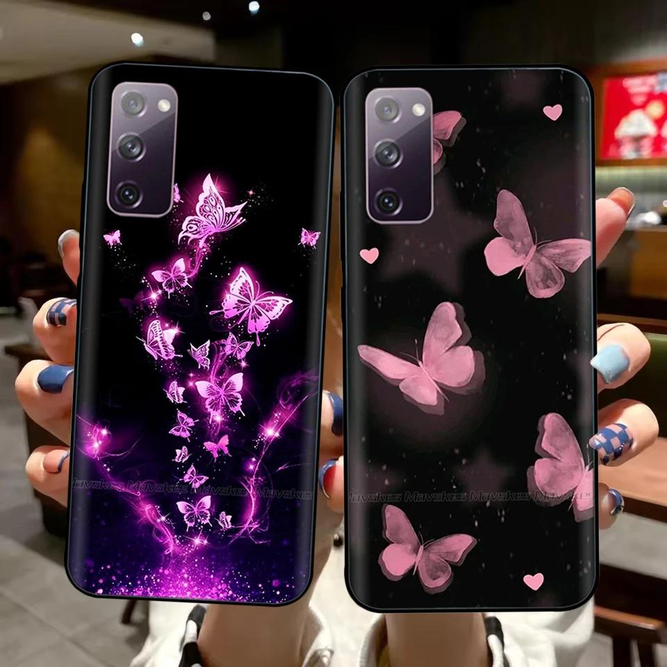 For Samsung Galaxy S20 FE Phone Case Cute Panda Funda Back Cover For Samsung S20 Ultra S20+ Liquid Silicone Protective Bumper