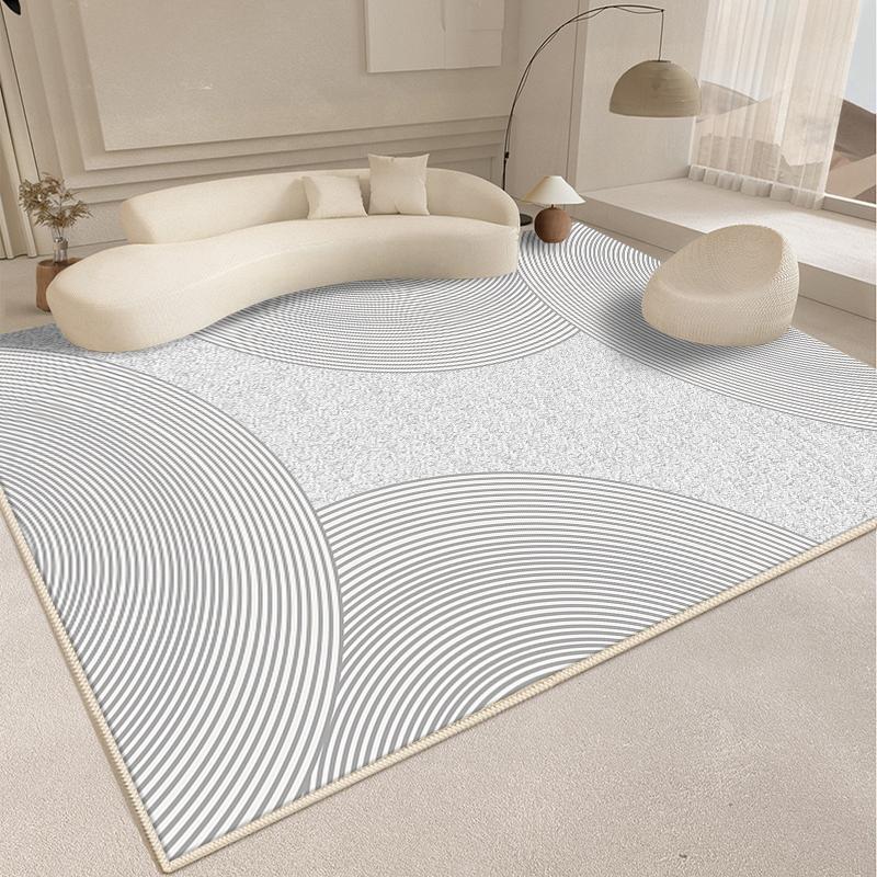 Modern Style Living Room Decoration Line Carpet Fluffy Soft Rugs for Bedroom Abstract Design Plush Rug Home Thickened Floor Mat