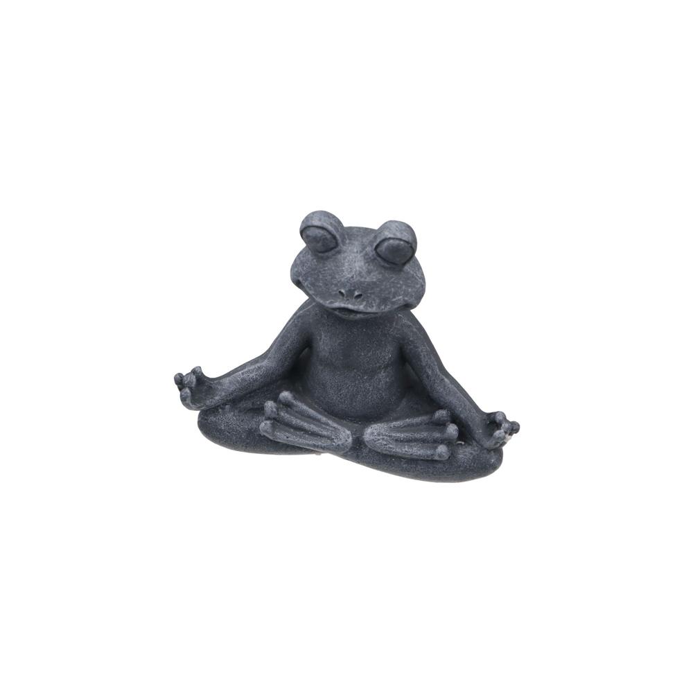 Chinese Style Frog Figurine Resin Craft Resin Yoga Frog Cute Frog Garden Statue Living Room