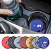 Car Water Coaster Cup Carbon Fiber PVC Coaster Mat  Non-slip Accessory For BMW E93 F10 F20 F30 F40 F15 F25 F26 F31 F49 F86 M3 M5