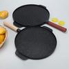 Non Stick Frying Pan Aluminum Medical Stone Coating Double Side Steak Frying Pan Camping Barbecue Grill Stoves Universal