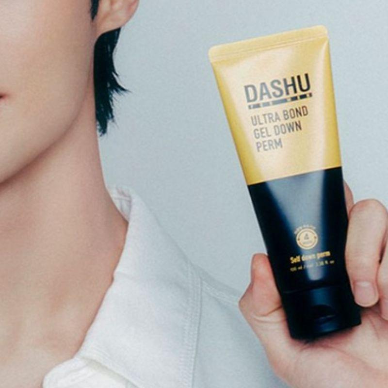 Set Permanente Base Gel Ultra Strong DASHU per Uomini Capelli Grossi Tenuta Forte Controllo Capelli Laterali 100ml