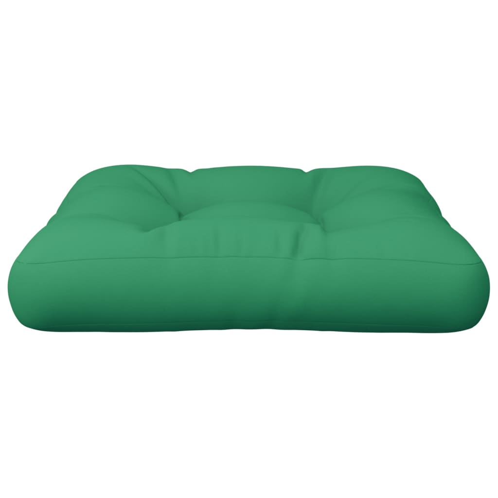 Pallet Cushion Green 50x50x12 cm Fabric