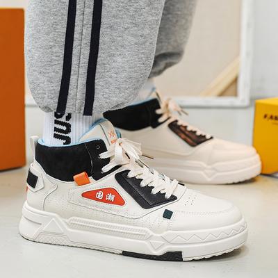 Vintage Herren High Top Freizeitschuhe Sport Vier Jahreszeiten Outdoor Lässig Atmungsaktiv Laufschuhe Dicke Sohle Mode Rutschfest Sn