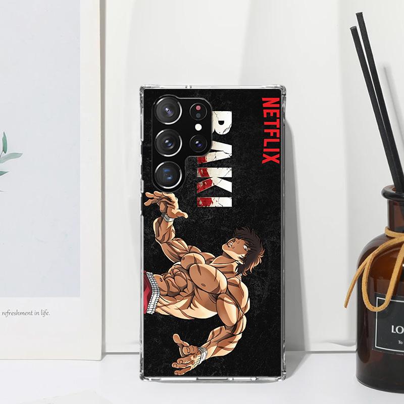 Baki the Grappler Original Anime Phone Case For Samsung Galaxy S26 S25 Edge S24 FE S23 S22 Ultra S21 Plus S20 + Art Fundas Back