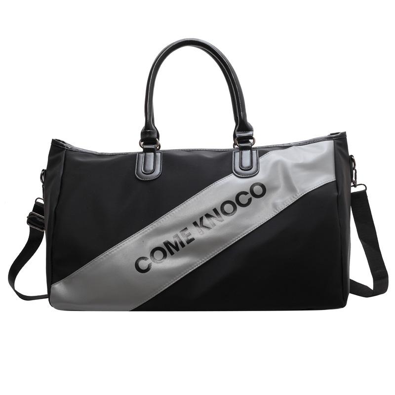 

Travel bag Large capacity boarding Business trip storage Small luggage bag Yoga fitness sports bag Accommodation maternity bag чорний