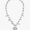 Cozywaveclub BIG LOVE NECKLACE_SILVER