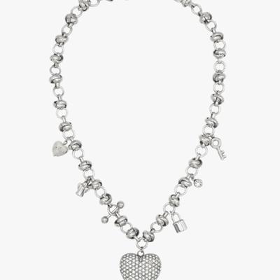 Cozywaveclub BIG LOVE NECKLACE_SILVER