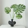 Glue Feel Turtle Leaf Simulation Plastic Leaf Home Decoration Plastic Flower Fake Plant Simulation Green Plant