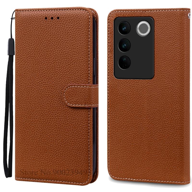 For Vivo V27e 4G Case Wallet Leather Flip Cover For Vivo V27E Case Stand Book Cover For VIVO T2 4G  Case Soft Silicone Fundas