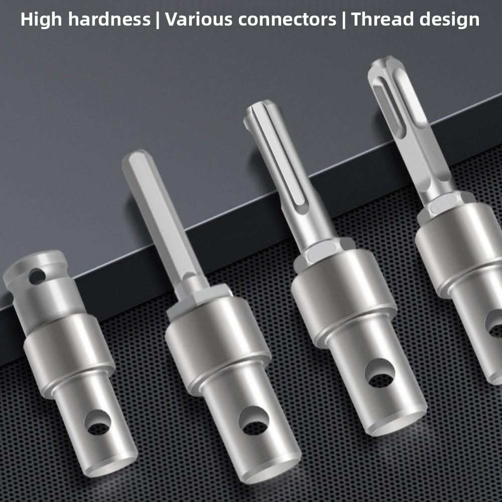 Square Handle Drill Bit Adapter Portable Garden Digging Tool for Electric Drill