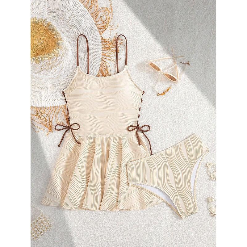TS JYL-SW077 Cami Skirted Swimsuit, High-End Two-Piece Bikini Set For Beach XL