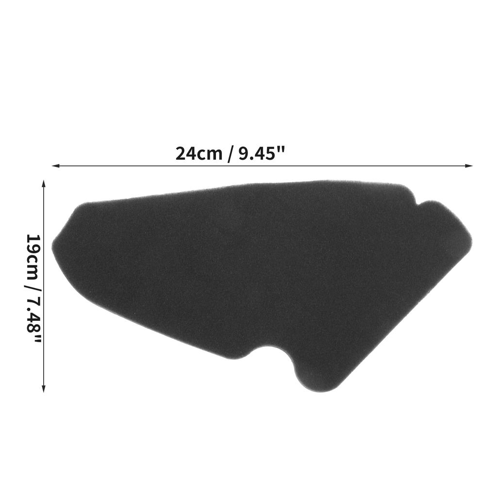BULLSPANN Motorcycle Air Air Filter Air Element Air Filter Foam Pad for SUZUKI Compatible with Lezz II CA1PA (Black)