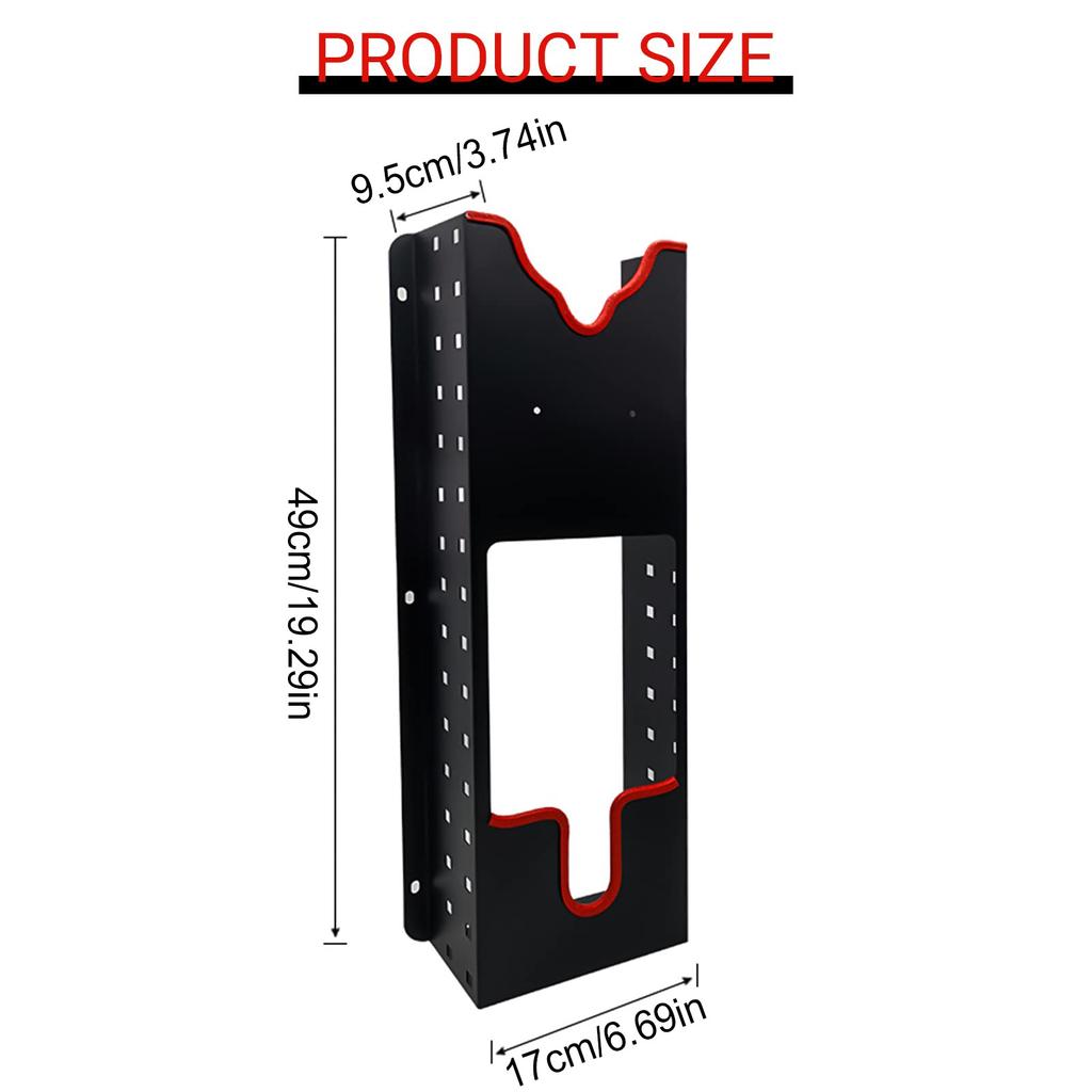 Polishing Buffer Holder Wall Mount Car Buffer Rotary Polisher Detailing Organizer Storage Rack for Auto Shop Accessories