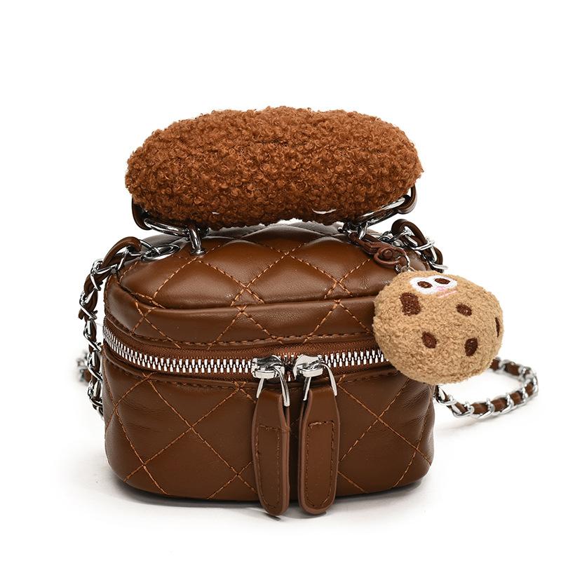 

Сумка Женская Новая Мода Бриллиантовая Цепочка Сумка-Мессенджер Сумка коричневый