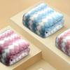 1 Pcs Big-Size Diamond Pattern Coral Fleece Bath Towel - Soft, Fast-Drying & Shower Use