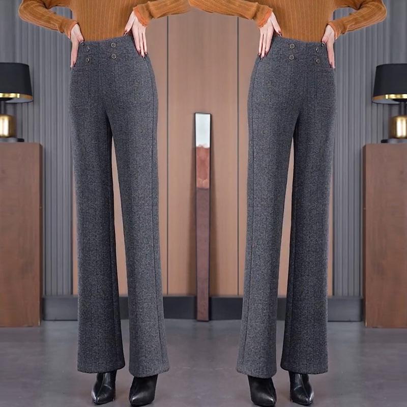 

Chic Slim Fit Barrel Flare Pants for Women - 2025 Autumn/Winter Collection L /28 [Recommended for 105-115 lbs]
