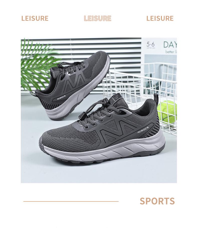 Spring Lightweight Non-Slip Sneakers for Middle-Aged and Elderly Women - Comfortable, Breathable Soft Sole Walking Shoes