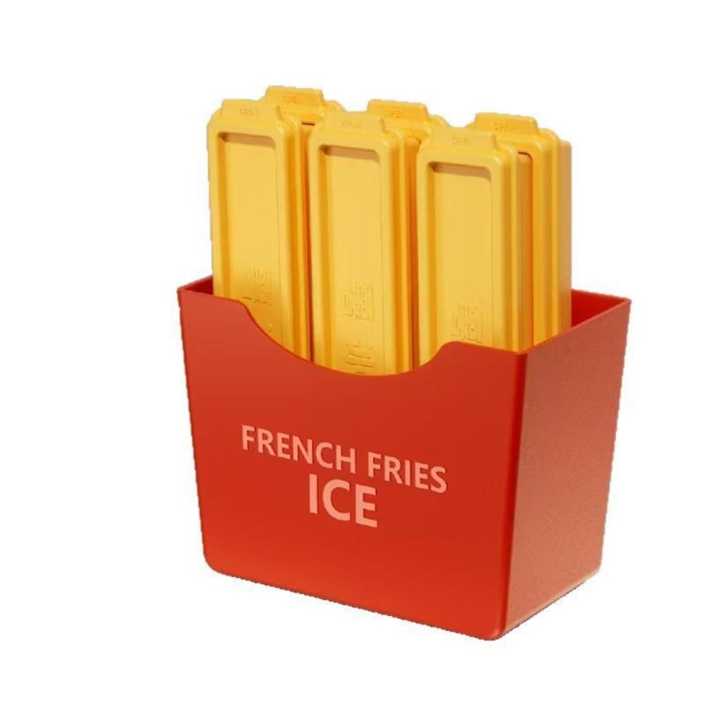 

Chip Shape 3D French Fries Baking Mold Creative Ice Cube Maker Ice Cube Silicone Mold Summer