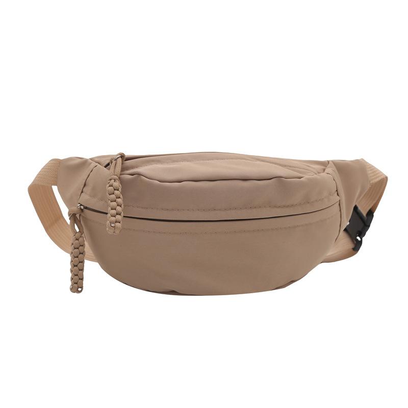 Casual messenger bag new simple and versatile sports breast bag large capacity student small satchel casual fanny pack
