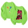 Children's Fashionable Lightweight Long-sleeved Round Neck Pullover With Pockets Printed Pullover