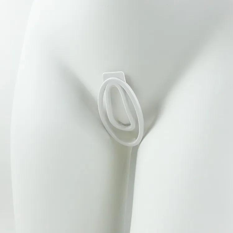 Hollow Fw-Clip oculto para pene, bloqueo de castidad, bragas masculinas, Dispositivo de Castidad, Clip de entrenamiento de vagina falsa, jaula para pene, juguetes sexys para hombres, juguete sexual