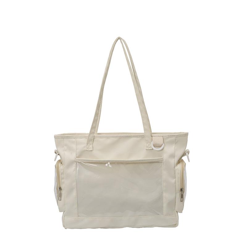 Japanese Sweet and Cute Dolls Bag Ulzzang Ita Bag Large Capacity Transparent Shoulder Bag Crossbody Tote Bag for Women