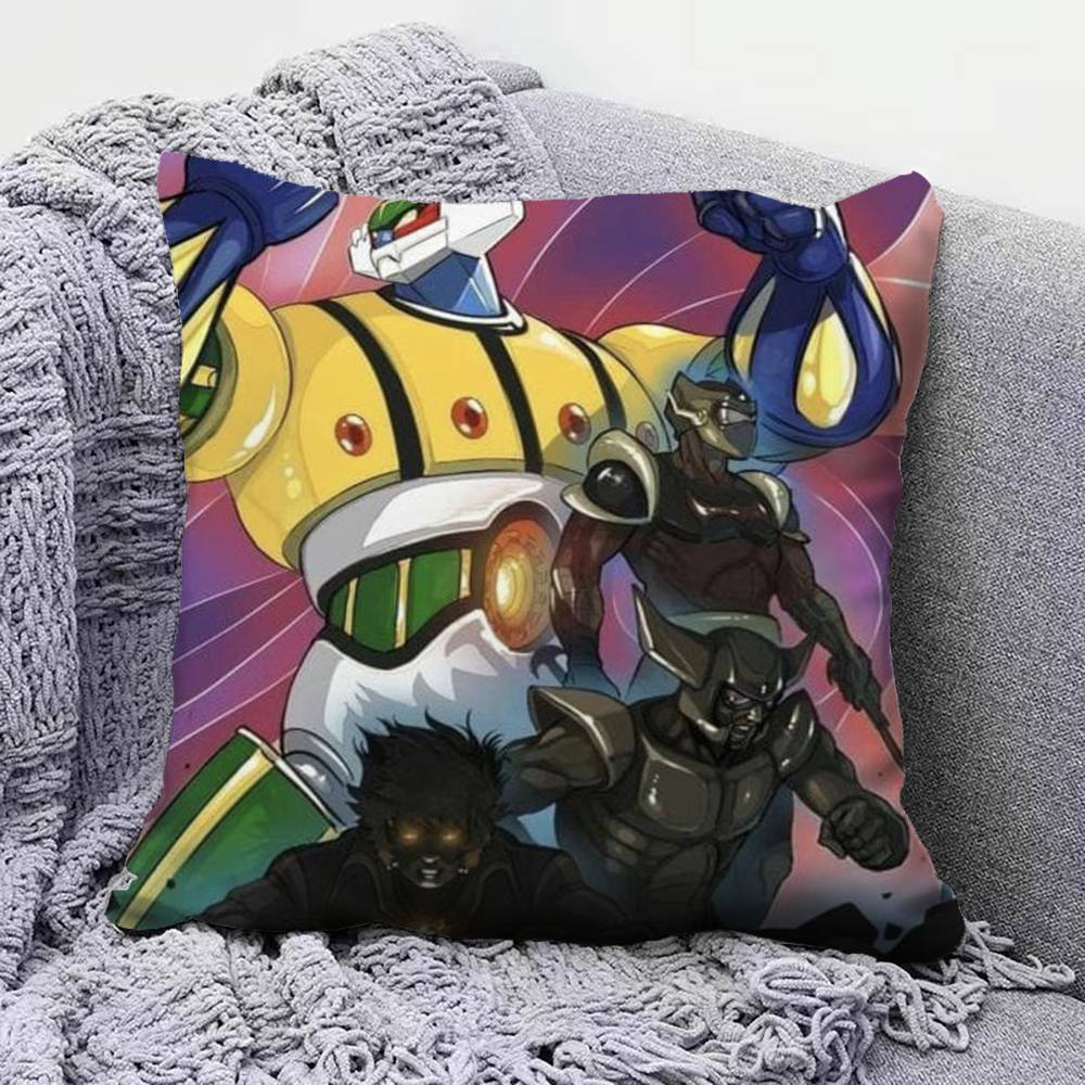 Kotetsu Jeeg Anime Steel Jeeg Pillow Covers Home Sofa Cushion Covers and Aecorative Custom