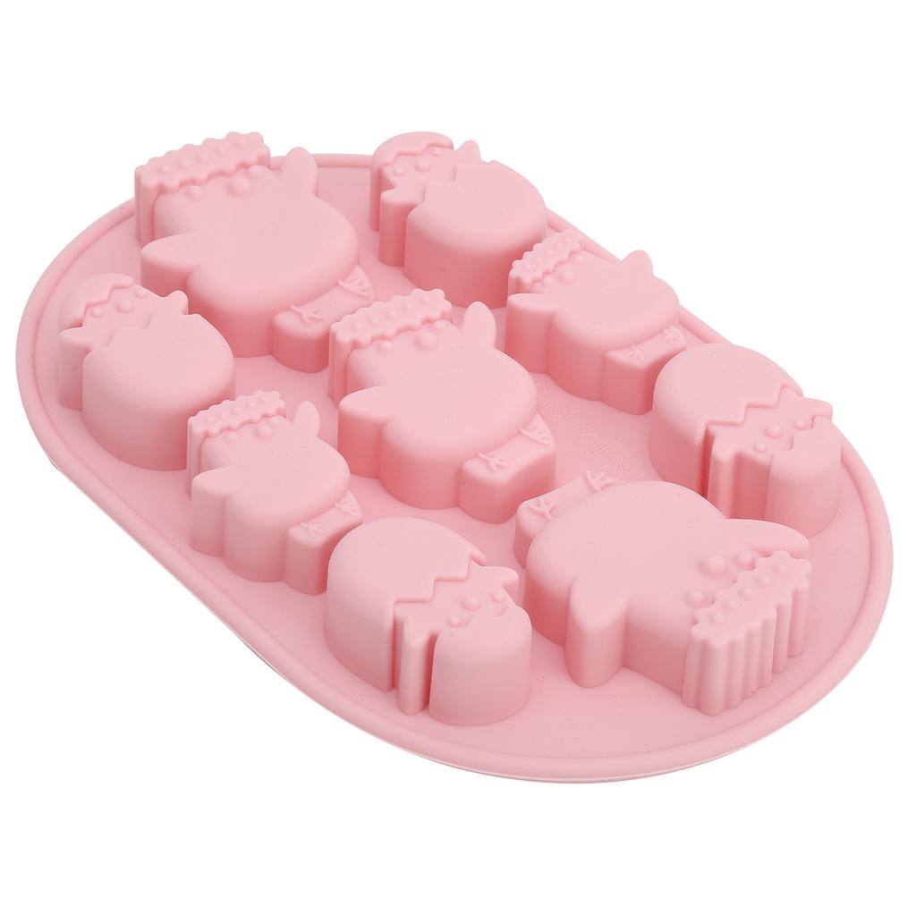 9 Grids Silicone Cake Mold Chocolate Mould Easter Broken Chicken Baking Tool
