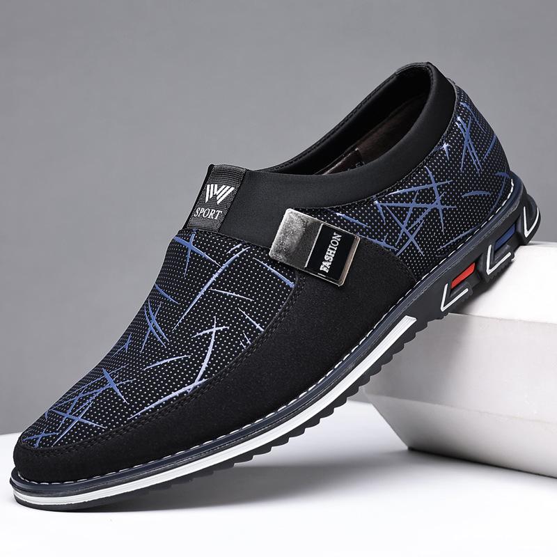 Fashion Big Size Fashion Casual Loafers for Men Spring Autumn New Designer Driving Shoes Male Solid Color Light Leather Shoes Man