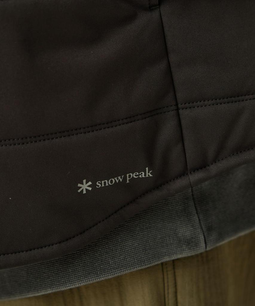 Snow Peak Flexible Insulated Shirt Long Size L SW-25AU003, Sleeve, Men's/Women's, Black,